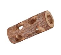 Happyyami Hamster Hideout Tunnel Natural Solid Wood Toy for Guinea Pigs and Animals Safe and Fun Activity Playground for Exercise and Play