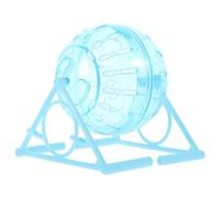Happyyami Hamster Running Toy Plastic Silent Running Ball for Small Pets | Design, Ventilation Holes and Lock Feature, 12cm Size, Home Indoor Supervised Play Random Color