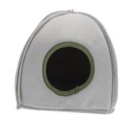 Happyyami Hamster Sleep Nest Bed Windproof Cotton Hideaway for Small Animals Cozy Semi-enclosed Habitat for Chinchillas and Guinea Pigs Elegant Design for Warm Winter Comfort