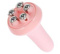 Happyyami Hand Held Massagers Full Body Massage Tool with Roller Ball for Neck Shoulder Back Joint Relief, Precision Massage for Women At Home Or Office, Pink