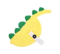 Happyyami Handmade Woolen Yarn Turtle Sweater 3d Dinosaur Shape with Adjustable Straps Sturdy Fade-resistant Colors Unique Dinosaur Design for Small Animal Outdoor Winter Adventures