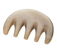 Happyyami Head meridians Comb Massage Comb Wide Tooth ox Horn no Static Hair Massage Tool for and Friends