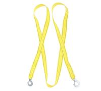 Happyyami Heavy Duty Fluorescent Tow Rope for Motorcycles Bicycles Cars Emergency Towing Strap with Reinforced Loops High Visibility for Nighttime Safety Reliable Performance
