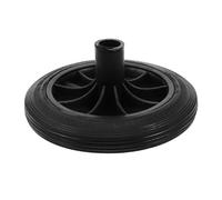 Happyyami Heavy Duty Trash Bin Wheelie Bin Wheels Replacement with Rubber Wear Resistance, Reinforced Design for Outdoor Parks, Effortless Mobility and Stable Structure Garbage Can Wheel