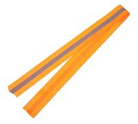 Happyyami High Visibility Orange Polyester Ribbon Running Finish Strap for Track Victory Rope Smooth Surface, for Identifying the Edge of Run and Restricting Access in Athletics Events
