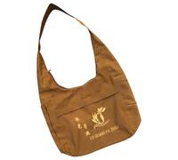 Happyyami Hippy Bag Sling Storage Bag with Ample Storage Space and Easy Carrying, Ethnic Style Pouch Made of Cloth, Stylish and Simple Cross-body Sling Purses for Women, Suitable as Monk