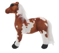 Happyyami Horse Plush Doll: Brown Zodiac Horse - Stuffed Animal - 2026 Chinese Lunar New Year Mascot Toy - For Spring Festival Home Decor 26x26cm