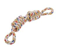 Happyyami Indestructible Dog Rope for Indoor Use Cotton Rope Material with Molar Function to Fight Boredom Sturdy Dog Tug Suitable for Puppies