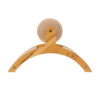 Happyyami Interactive Cat with Ferris Wheel Spinning Ball Design, Vertical Structure Made of Wood and Paper, Healthy Claws for Cats in Small Homes and Independent Play