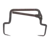 Happyyami Large Ice Block Lifter Iron Ice Tong for Cold Storage and Ice-Making Plants, Ergonomic Design, One-Piece Molding