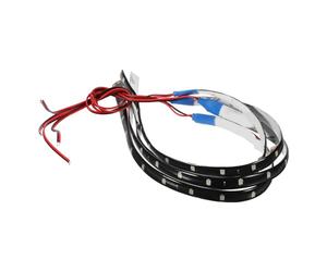 Happyyami LED with Strips Light 12v Waterproof 4pcs 1.2w Car Glue Tape Easy Installation for and Decoration Vehicle Truck Interior