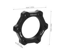 Happyyami Lightweight Flat Mount Disc Brake Adapter for Mountain Bikes Threaded Hub Conversion Kit with Hollow Structure for Stable Rotor Flange Attachment and Vibration Reduction Compatible