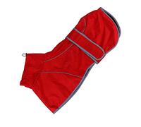 Happyyami Lovely Dog Raincoat Pet Jacket for Outdoor Adventures Reflective Design for Safety Lightweight Dog Poncho