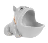 Happyyami Lovely Storage Holder Animal Shape Resin Decorative Art Ornament with Vivid Expression Key Organizer Sundry Container for Home Life and Decor