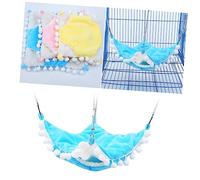 Happyyami Luxurious Pet Hammock Double-layer Warm Nest for Cats Dogs Hamsters Hanging Bed for Small Animals