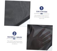 Happyyami Magnetic Car Sunshades Sun Block for Car Windows Foldable Gauze Material Sun Screen Heat Reduction Protection for Metal Framed Doors and Windows