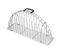 Happyyami Metal Cat Grooming Bath Cage Anti-scratch Pet Washing Enclosure with Handle for and Clean for Cats and Dogs and Wear-resistant Design