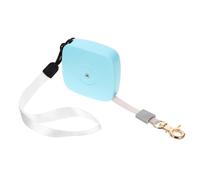 Happyyami Mini Retractable Dog Leash for Small Pets Automatic Telescopic Design Hook One-handed for Puppy Training and Outdoor Activities