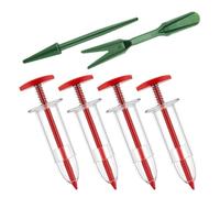 Happyyami Mini Seeder Gardening Accessories Plastic Handheld Seed Planter Tool Easy to Use Portable Assorted Colour for Garden Planting