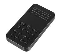 Happyyami Mini Sound Effects Audio Card External Sound Voice Changer Device, Fine Tuning Voice Changing, for Live Broadcast Entertainment Recording