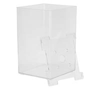 Happyyami Miniature Acrylic Fish Tank for Fighting Fish, Small Desktop Aquarium Box with Stylish Chic Design, Not Easy to Deform, for Household Use or Store Display