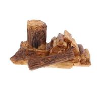 Happyyami Miniature Firewood Stack Dollhouse Bonfire Accessory Weather-resistant Resin Tree Stump Model with Realistic Design in Brown for Fairy Garden and Micro Landscape for Garden