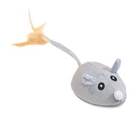 Happyyami Mouse Kicker Tumbler Cat Teaser Robot Automatic Kitten Interactive Nip Animatronic Fake Rat Electric Ride on Mice Lithium Battery