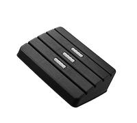 Happyyami Multi Function Roller Massage Foot Support Stool Ergonomic Home Foot Rest for Under Desk Use Stylish Black Design for Relaxation and Fatigue Relief