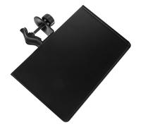 Happyyami Multifunction Microphone Stand Tray with Steel Construction around Fixation Clip, Height Adjustable Microphone Rack Holder Suitable for Classroom and Office Use