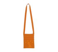Happyyami Multifunctional Crossbody Sling Bag Large Capacity Orange Lightweight Fabric for Daily Use and Pilgrimage Travel Unisex Buddhist Prayer Items