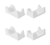 Happyyami Nail Drill Handle Holder 4pcs: Universal E-File Pen Cradle - Compact Plastic Stand for Manicure Stations and Home Use