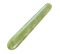 Happyyami Natural Jade Acupuncture Pen Massage Tool for Relief and Promote, Hand Held Massage Roller for Legs Green Jade Material, for Reflexology and Acupressure Therapy