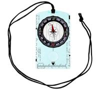 Happyyami Navigation Compass With Map Ruler - Multifunctional Sighting Compass - For Hiking Camping Backpacking Orienteering Outdoor Exploration