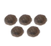 Happyyami Nest 15cm 5pcs Vine Brown Artificial Bird Rattan Decoration for and Size Party Flower
