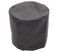 Happyyami Outdoor Table Cover Round Patio Furniture Cover Garden Ottoman Resistant Anti-fading for Small Round Table for Outdoor Furniture Accessories Black Recliner Sofa s