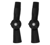 Happyyami Paint Brush Extender Pole Attachments Rotatable Angle Joint 2pcs Plastic with Threaded Connection for Household Cleaning and Window Washing