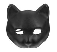 Happyyami Panther Modeling Mask EVA Material Half Face Cover with Elastic Strap for Cosplay Gatherings and Themed Party Use Breathable Design