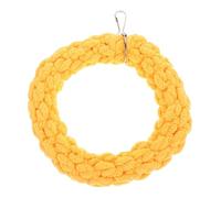 Happyyami Parakeet Swing Toy Handwoven Cotton Rope Pet Hammock for Birds for Parrots Finches and Budgies to Chew and Play Cage