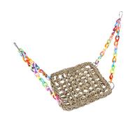 Happyyami Parrot Net Bird Hammock Portable Bird Cage Decorative Parrot Mat Bird Accessory for Birds