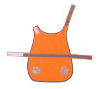 Happyyami Pet Reflective Vest Dog Clothes Fluorescent High Visibility Safety Vest for Running Adjustable and Breathable Design Protects Pets from Accidents