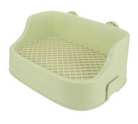 Happyyami Pet Urinal Potty for and Animals Square Shaped Litter Box for Guinea Pigs and Hamsters Easy to Pet Toilet for Indoor Use