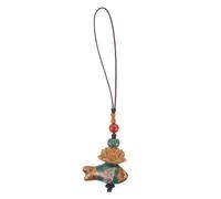 Happyyami Phone Jewelry Chain with Beaded Fish Pendant Anti-Lost Mobile Phone Strap Hanging Pendant Lanyard Strap for Women Girls Accessory