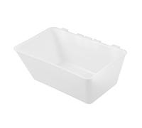 Happyyami Pigeon Cage Water Feeder Troughs Hook Hanging Poultry Feeders for Chickens and Geese Easy to Clean Practical Feeding Accessory for Birds