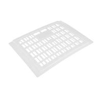 Happyyami Plastic Chicken Cage Door Replacement Lid with Smooth Burrfree Edges, White Plastic Panel Preventing Chickens from Escaping, Suitable for Commercial and Backyard Coops