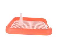 Happyyami Pomeranian Dog Indoor Toilet Mesh Puppy Sit Pad Grid Dog Toilet Easy Pp Material Pet Potty Training