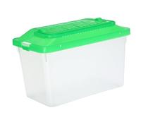Happyyami Portable Aquarium Turtle and Hamster Transport Container Lightweight Transparent Design for Easy Monitoring and Cleaning for Pet Travel