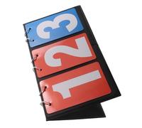 Happyyami Portable Flip Tabletop Scoreboard for Indoor Outdoor Sports Lightweight Multisport Score Keeper for Basketball Billiards Table Tennis with Clear High-visibility Display and