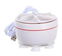 Happyyami Portable Mini Ultrasonic Washing Machine White Pp Material Simple to Operate with Intelligent Interaction for Underwear and Chiffon Shirts for Business Trips and Travel