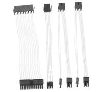 Happyyami Power Module Cable Kit White Extension for Pc Cables for Atx Power Supply