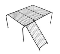 Happyyami Practical Black Iron Chicken Platform Rack Provides Physical Activity Improves Health Suitable for Chicken Cage Landscaping and Pet Exploring